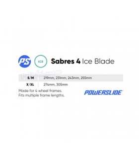 Cuchilla de hielo Powerslide Sabres 4