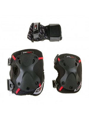 Kit Protección Patinaje Infantil C/casco, Rodilleras Y Coderas De