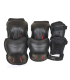 Pack 3 Protecciones Triple Pad Set SFR Negro/Rojo Niños