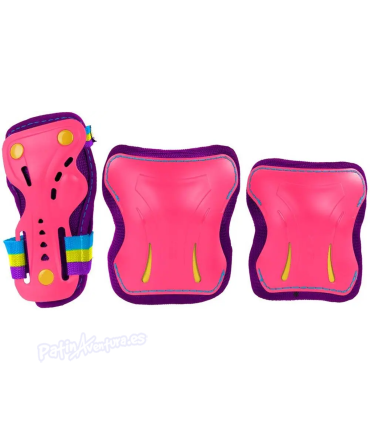 Pack 3 Protecciones Triple Pad Set SFR Tropical Niñas