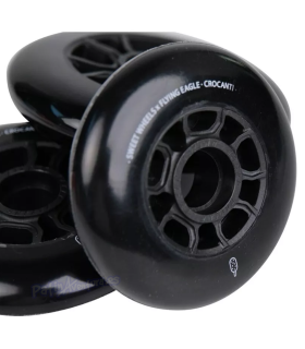 Ruedas Flying Eagle Crocanti Negras Black Wheels