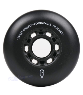 Ruedas Flying Eagle Crocanti Negras Black Wheels