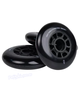 Ruedas Flying Eagle Crocanti Negras Black Wheels