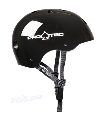 Casco Pro-Tec Classic Certificado Gloss Negro