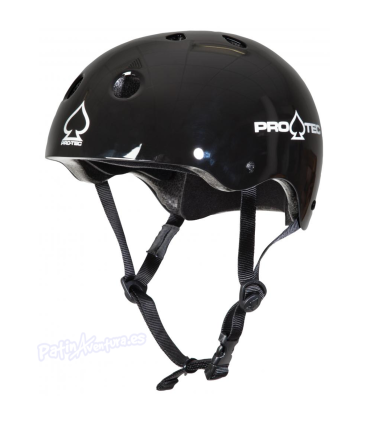 Casco Pro-Tec Classic Certificado Gloss Negro