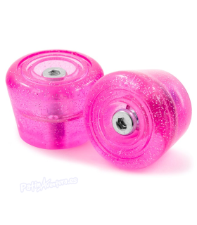 Taco De Freno Rosa Purpurina Rio Roller Patines Quad