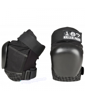 Rodilleras 187 Killer Pads Pro Derby Knee Black/Black