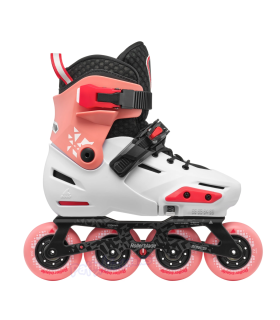 Patines Freeskate Rollerblade APEX Platino-Coral Niños