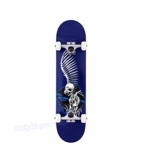 Skateboard Completo Birdhouse Stage 1 Full Skull 2 Azul 7.5 x 31"